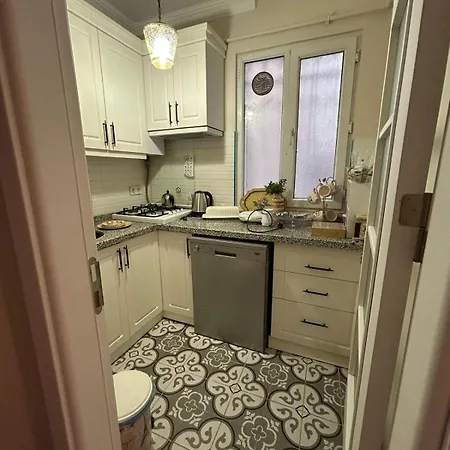 Bohemian Antique House In Colorful Balat דירה איסטמבול